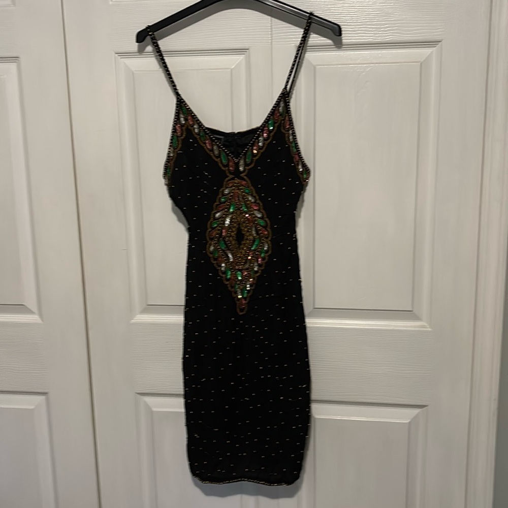 Silk beaded dress